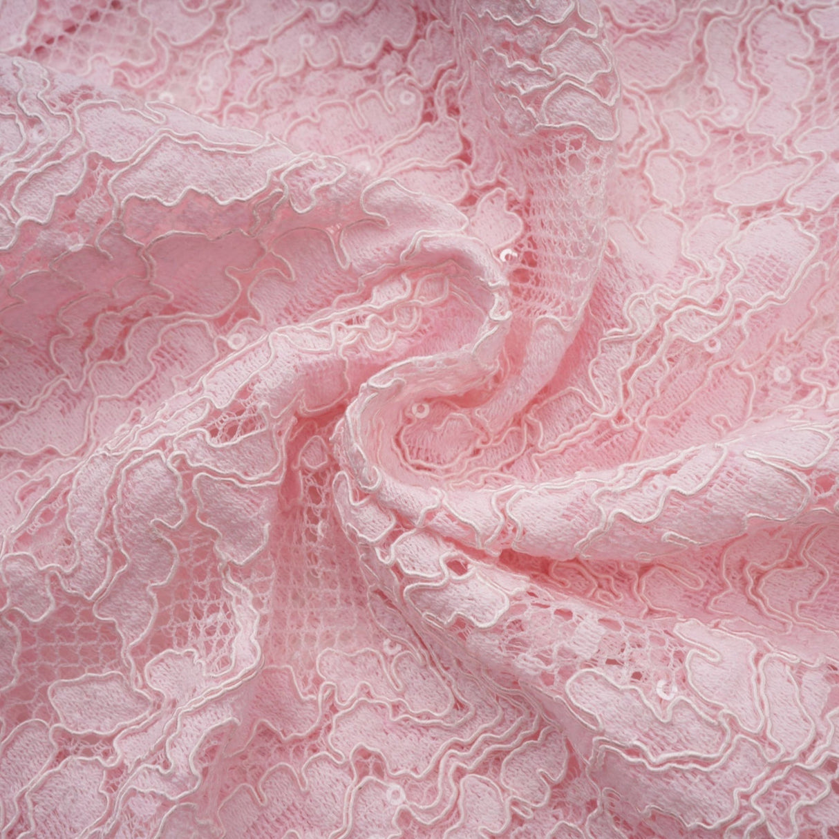 Elisabetta pink midi dress with floral embroidery and lace detailing featuring embellishments