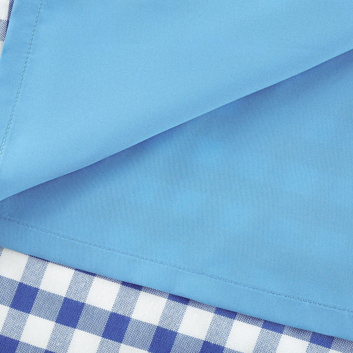Ella Midi Dress - Square Neck - Gingham Print - Ribbon Detailing - Welt Pockets - Rear Zip