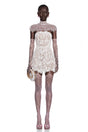 Ella White Off Shoulder Floral Lace Mini Dress