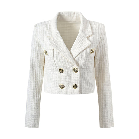 Élodie waffleknit jacket  skirt matching set