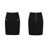 Élodie waffleknit jacket  skirt matching set