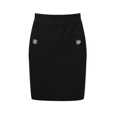 Élodie waffleknit jacket  skirt matching set