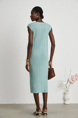 Éloïse fauxflower knitted dress  coat matching set