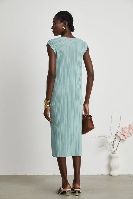 Éloïse fauxflower knitted dress  coat matching set