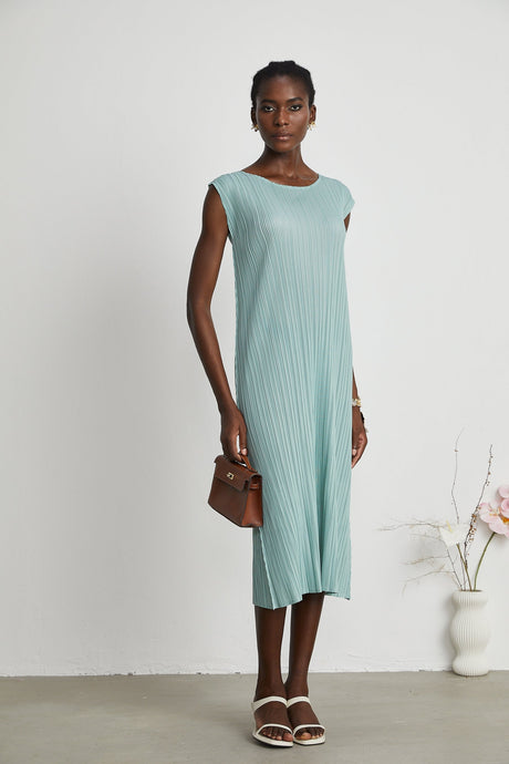 Éloïse fauxflower knitted dress  coat matching set