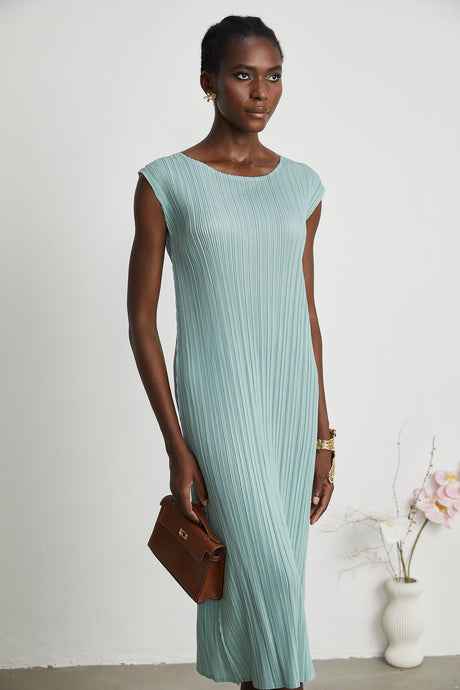 Éloïse fauxflower knitted dress  coat matching set