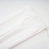 Elowen White Halter Neck Draped Maxi Dress