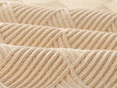 Ember Cropped Structured Jacket - Textured Diamond Pattern - Gold Lion - Head Buttons