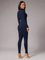 Ember Jumpsuit - High Stretch Fabric Elasticity - Skinny Fit Type - Casual Style - Long Length - Natural (mid Waist) Waist Line - Modern Look