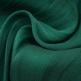 Emerald Green One Shoulder Ruched Maxi Dress