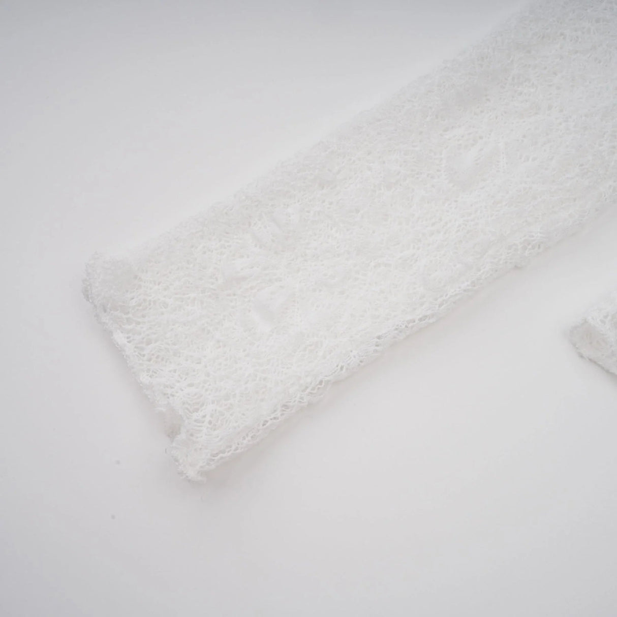 Emery Dress Set with Textured Layers in White