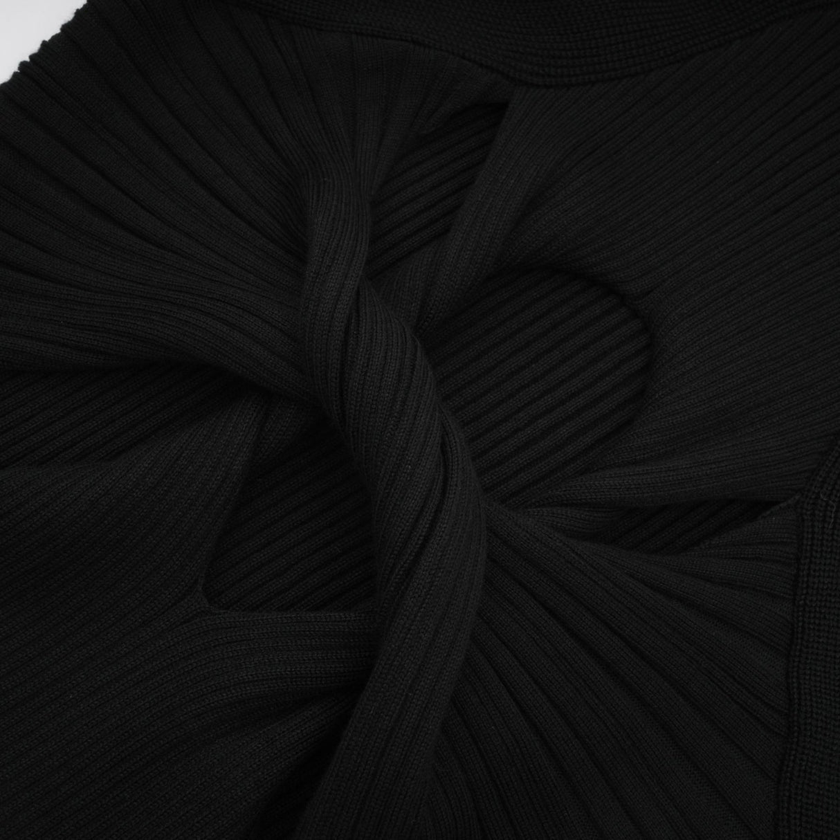 Émilie twistdetail cutout mini dress
