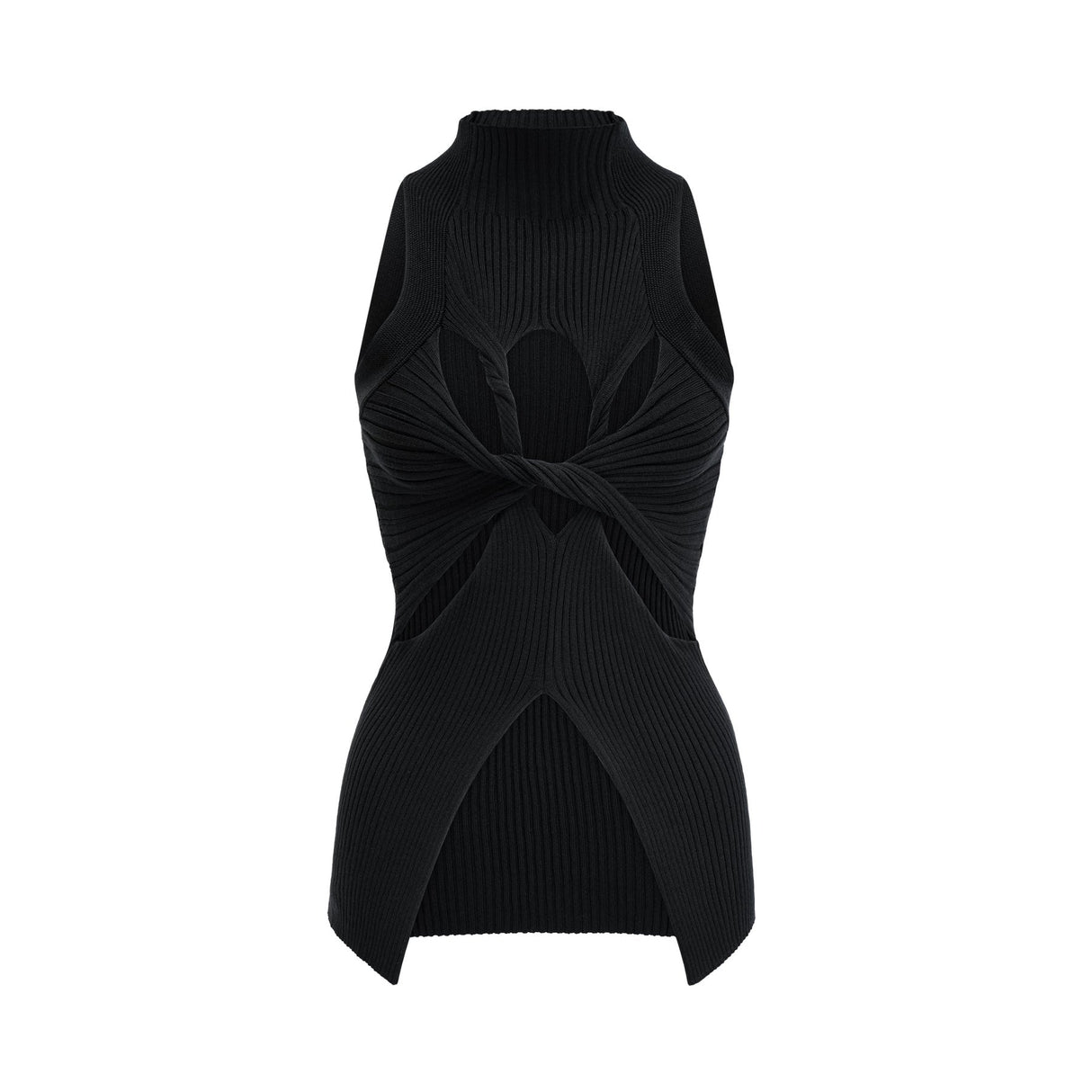 Émilie twistdetail highneck top