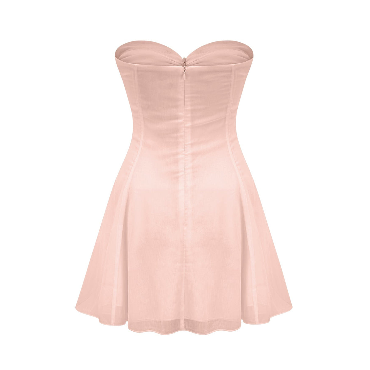 Émilienne cutout pleated offshoulder mini dress