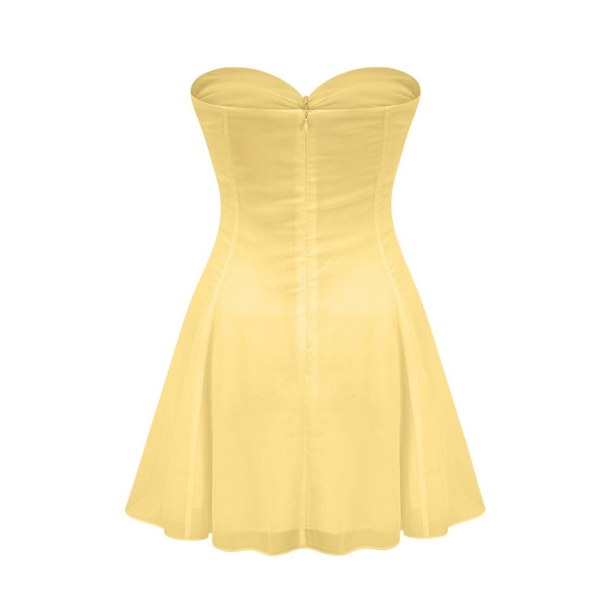 Émilienne cutout pleated offshoulder mini dress