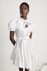 Emmanuela floralembroidered mini dress