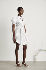 Emmanuela floralembroidered mini dress
