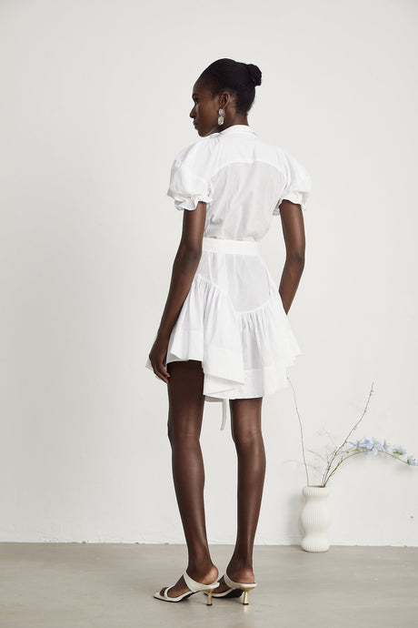 Emmanuela floralembroidered mini dress