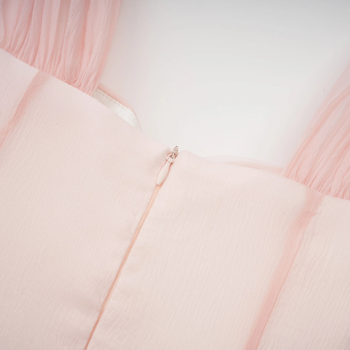 Érasme Pink Flounced Midi Dress