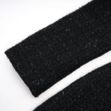 Erin Coat - Open Neck Design - Long Sleeves - Lapels with Bow Detail