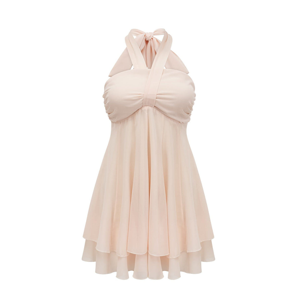 Esmerie bustier sleeveless backtie mini dress