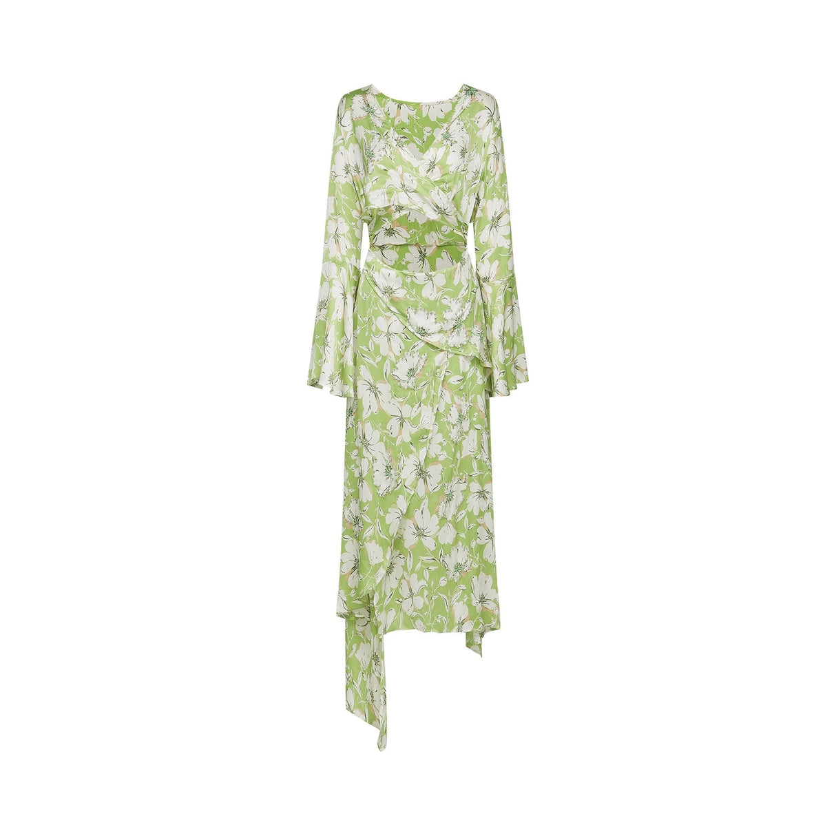 Éva floralprint crystalembellished midi dress