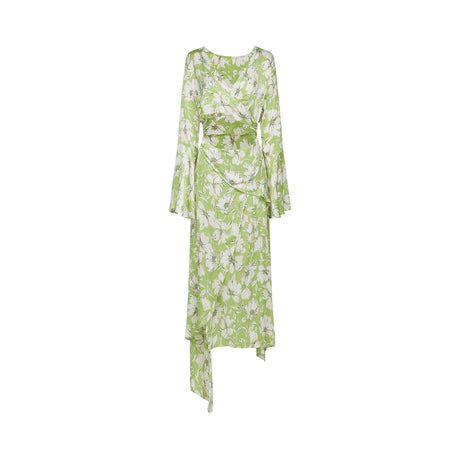 Éva floralprint crystalembellished midi dress