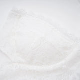 Evelyn White Halterneck Lace Maxi Dress