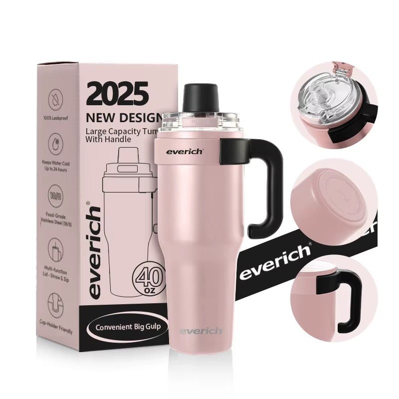 Everich Premium Stainless Steel Thermos Cup – 1200ml (40.6 oz)