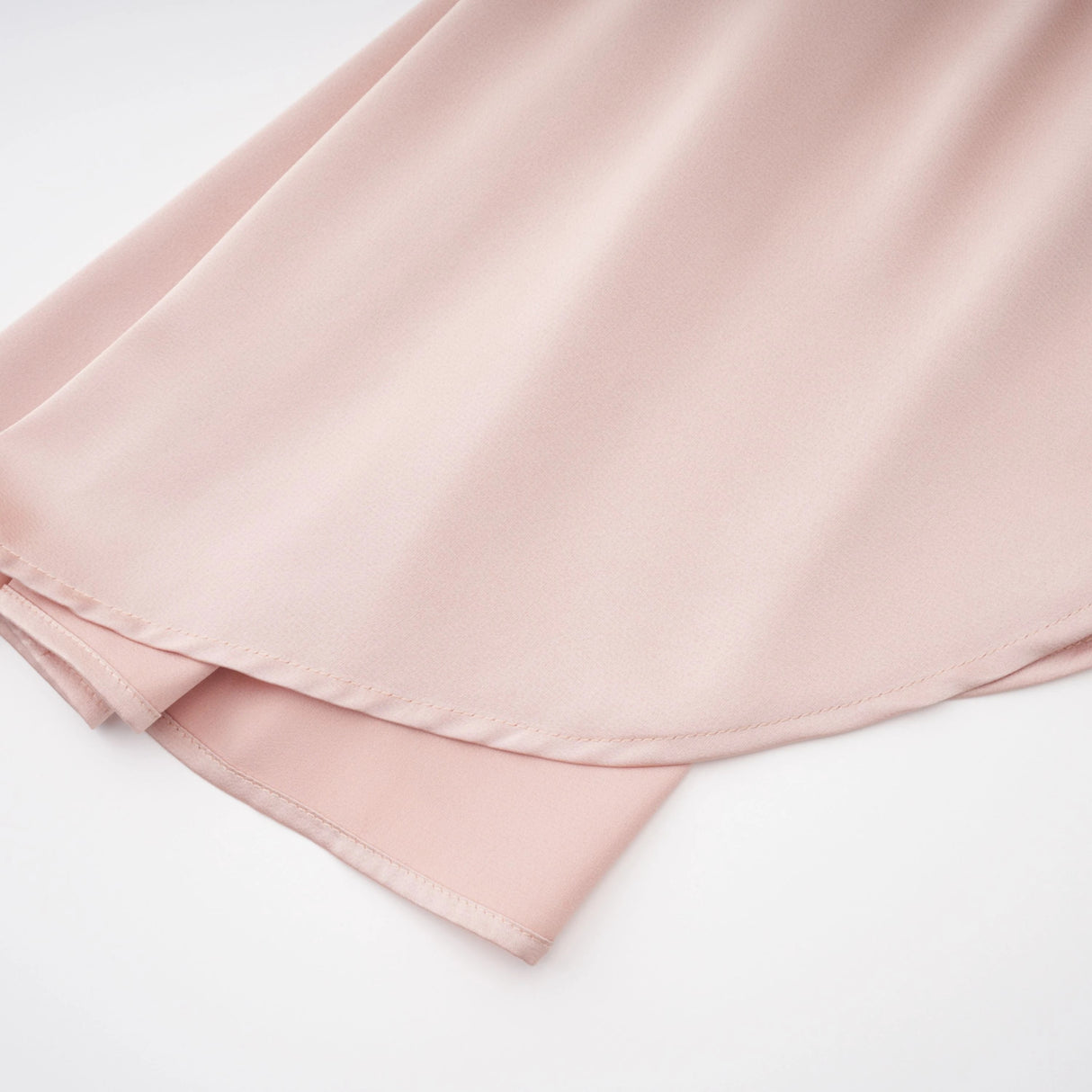 Everleigh Champagne Satin Top  Skirt Set With Cape Detail
