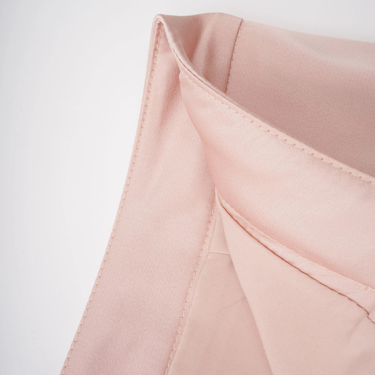 Everleigh Champagne Satin Top  Skirt Set With Cape Detail