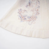Fabienne Neutral Floral Print Mini Dress