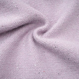 Fabienne purple sequindetail jacket  skirt matching set