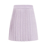 Fabienne purple sequindetail jacket  skirt matching set