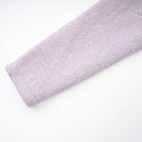 Fabienne purple sequindetail jacket  skirt matching set