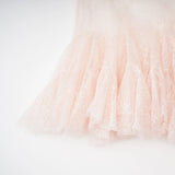 Fadila Pink SemiSheer Blouse  Dress Set