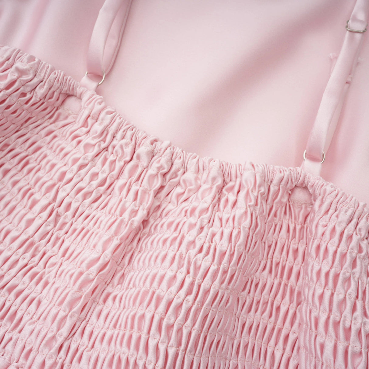 Fadila Pink SemiSheer Blouse  Dress Set