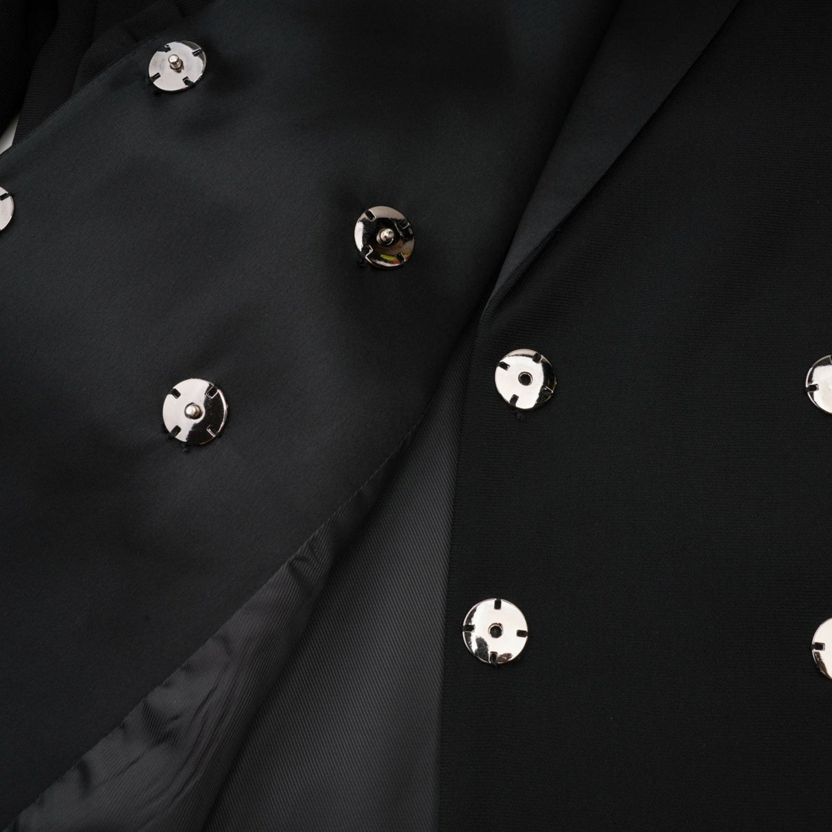 Faith Blazer - Long Sleeves - Peak Lapels - Shoulder Pads - Crystal - Embellished Bow Detail