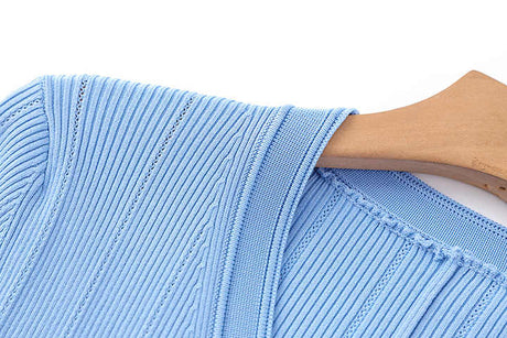 Faith Dress - Form - Fitting Silhouette - Button - Up Design - Tailored Fit - Ruffled Cuffs & Hemline