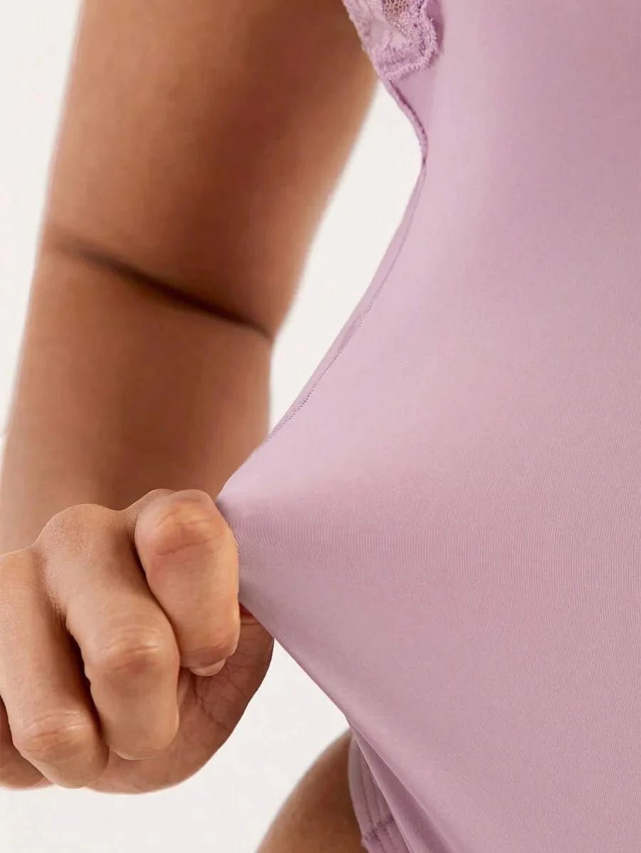 Federica Bodysuit - High Stretch Fabric Elasticity - Slim Fit - Sleeveless Length - Casual Style - Neckline Spaghetti Strap - Premium Quality