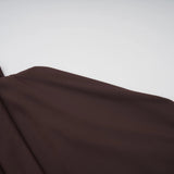 Fée Brown Asymmetrical Ruched Mini Dress