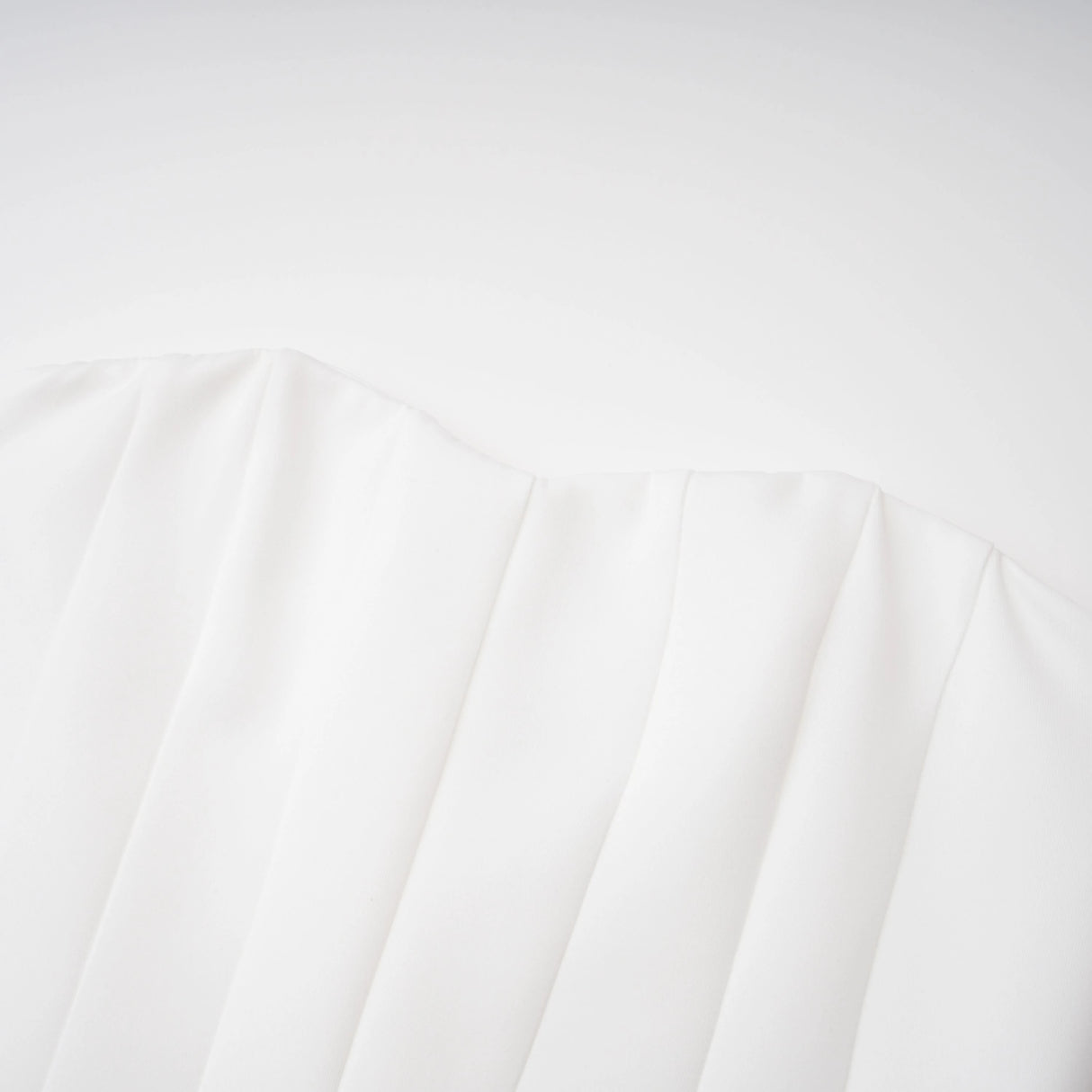 Felice White Structured Cape  Corset Dress Set