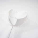 Felice White Structured Cape  Corset Dress Set