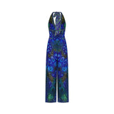 Felicia silk halterneck jumpsuit