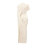 Fenella Asymmetrical Draped Cape  Dress Matching Set