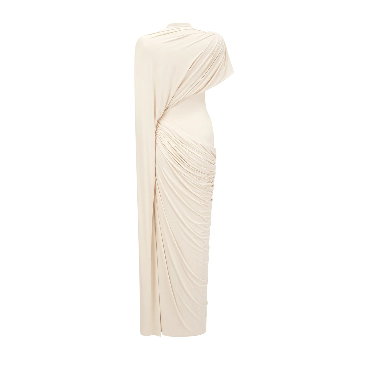 Fenella Asymmetrical Draped Cape  Dress Matching Set