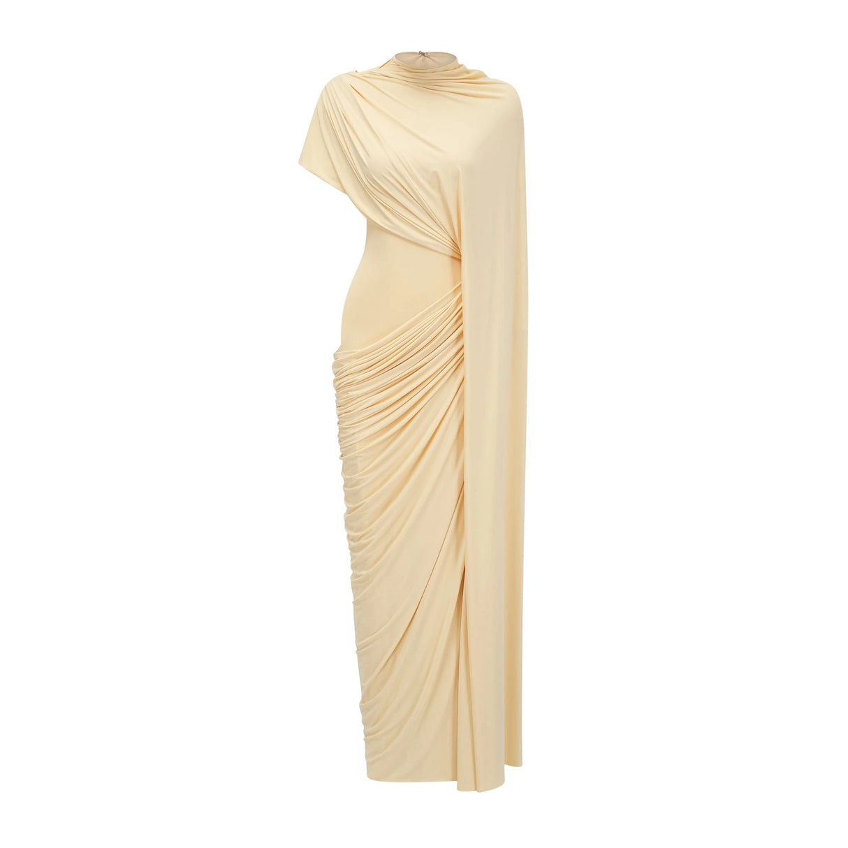 Fenella Asymmetrical Draped Cape  Dress Matching Set