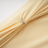 Fenella Asymmetrical Draped Cape  Dress Matching Set