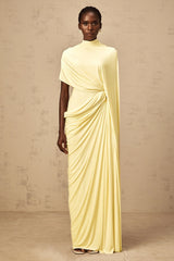 Fenella Asymmetrical Draped Cape  Dress Matching Set