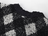 Fiona Cardigan - Classic Cropped Silhouette - Chic Argyle Pattern - Cozy Knit Fabric